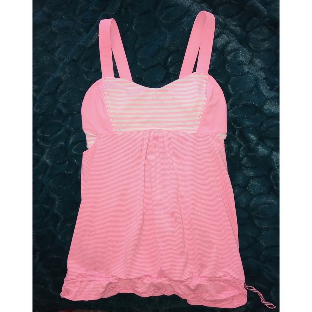 Pink LuLulemon 🍋💕 Tank Top w/ Built in Bra
